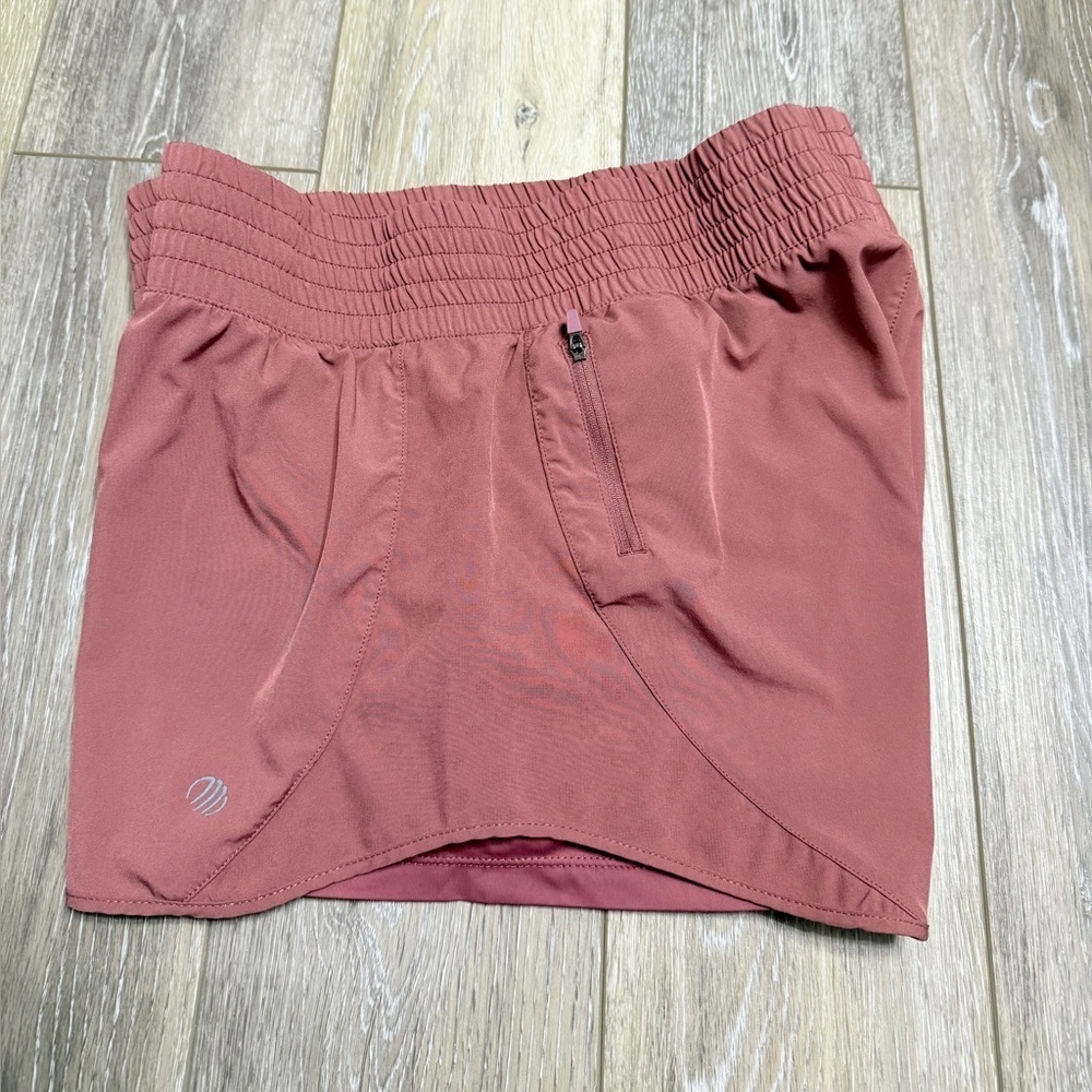 MPG Coral Athletic Shorts with under shorts
